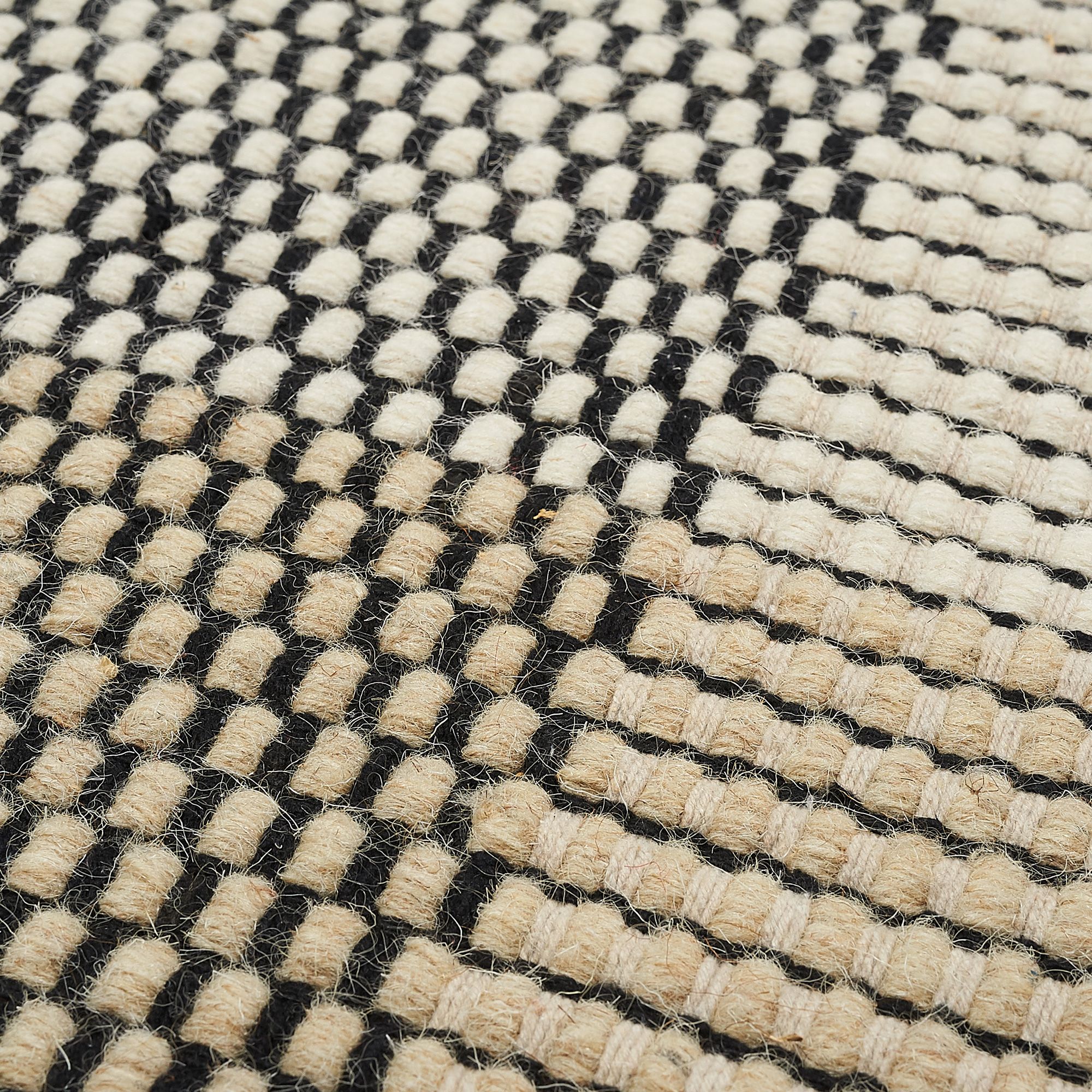 PureCozy Grand tapis moderne à carreaux de 2,4 x 25,4 cm pour