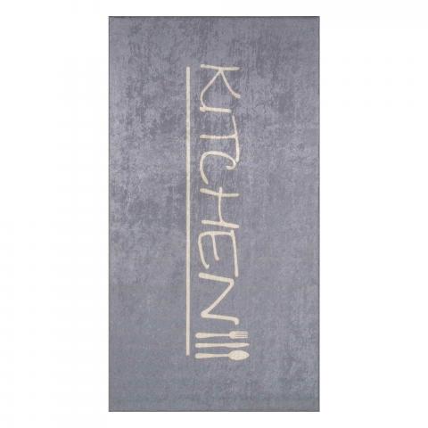 Tapis texte LYN11 IMP Argent
