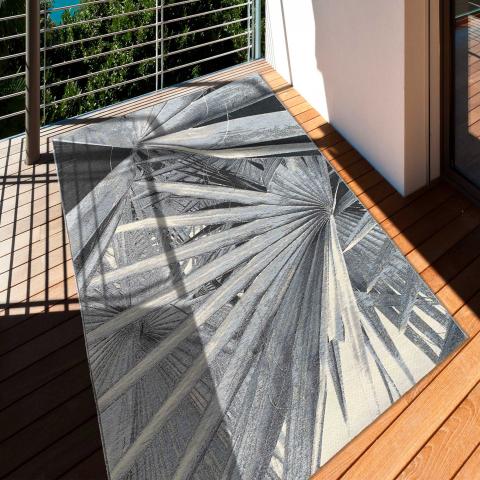 Tapis d'extérieur fait à la machine BACAO Gris