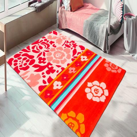 Tapis formes géométriques JOYLA Multicolore