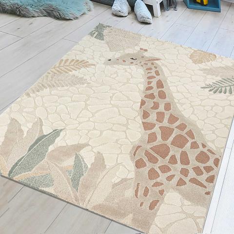 Tapis pour enfant LYN9 GIR AF Crème