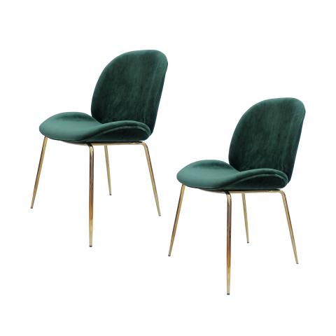 Fauteuil LOT DE 2 ARA Vert