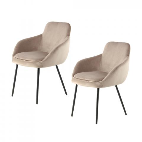 Fauteuil LOT DE 2 ASA Marron