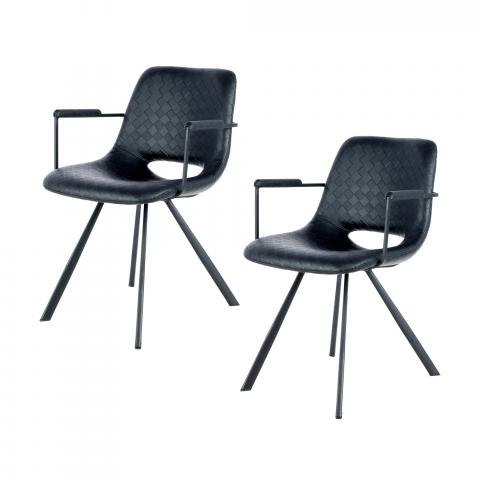 Fauteuil LOT DE 2 ASE Noir