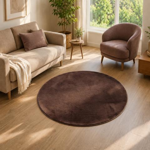 Tapis kaki ANVIK Marron