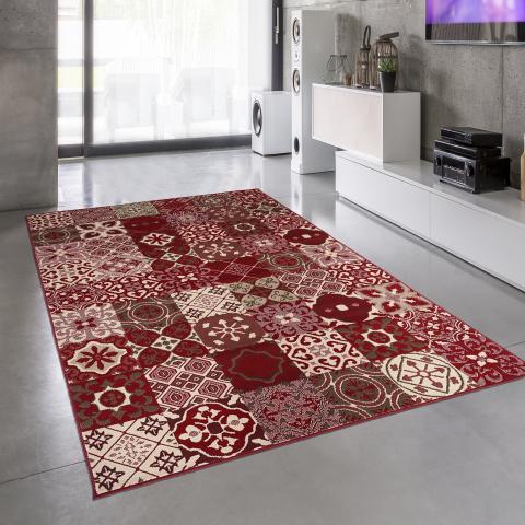 Tapis rouge LYN49 FAIAN Rouge