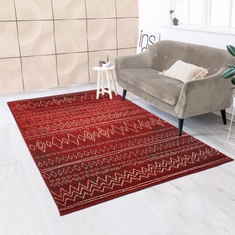 Tapis Berbère LYN1 BERBI Rouge