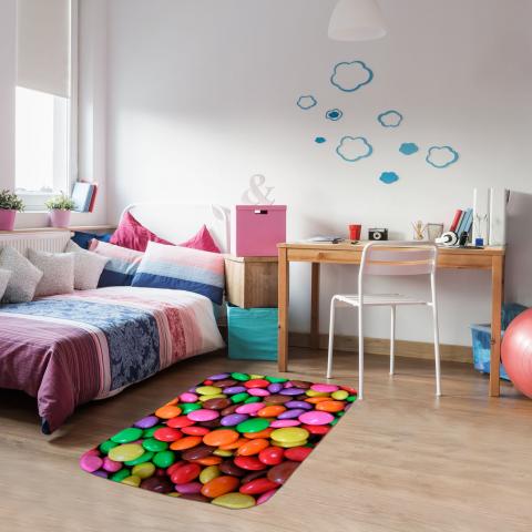 Tapis pour chambre ado DOUX BON Multicolore