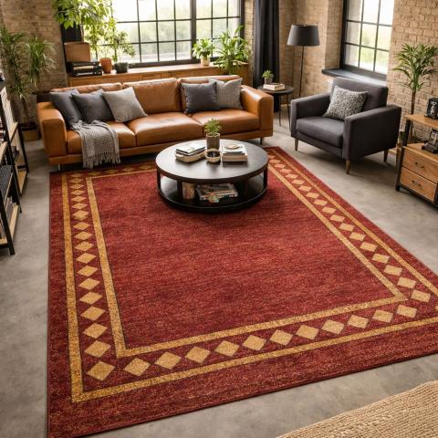 Tapis 300x400 cm CHOBAY 3 Rouge
