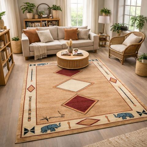 Tapis 300x400 cm CHOBAY 8 Beige