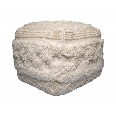 Tabouret décoratif ZAKi Crème