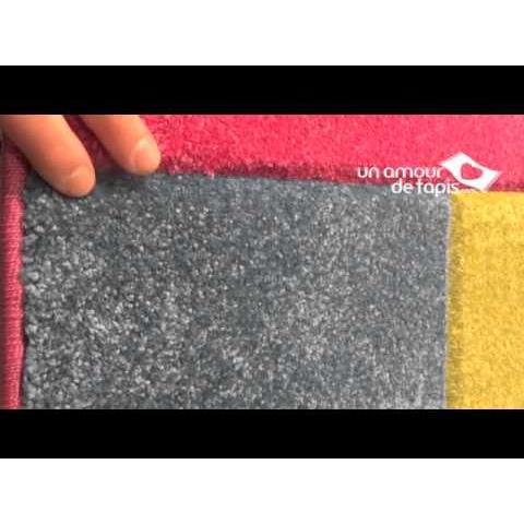 Tapis enfant KIDS CARREAUX multicouleur - sur unamourdetapis
