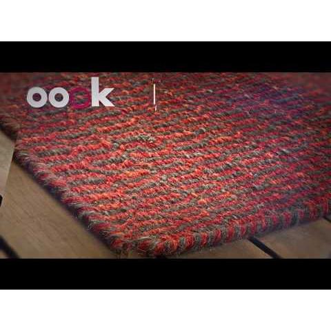 Unamourdetapis -Tapis salon raffine LOOK 609 rouge (37-609-005-107) marque LOOOK