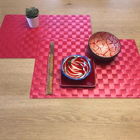 Sets de table LOT 6 SO Rose