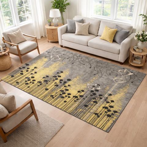 Tapis jaune JOLN Jaune