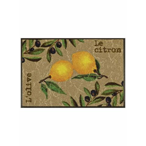 Paillasson welcome LE CITRON Marron