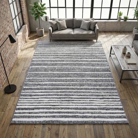Tapis à poils longs LOLABE Gris