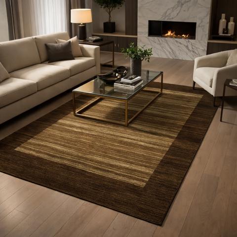 Tapis marron LORIBAFT DUZLEN Marron