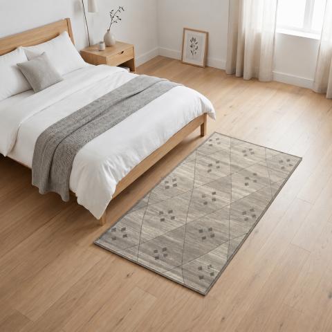Tapis Berbère LYN1 FEZA Gris