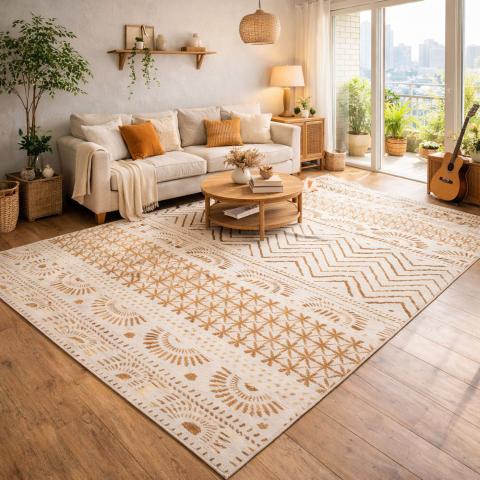 Tapis Berbère LYN1 ORIENVAG Crème