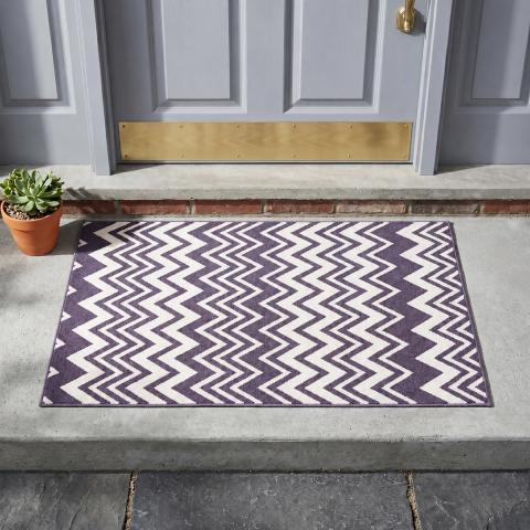 Tapis style seventies LYN1 VAGUES Gris