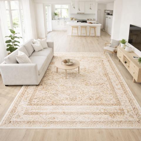 Tapis d'Orient LYN1 VON Crème
