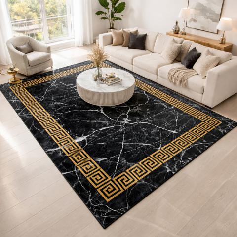 Tapis premier prix LYN11 ELEGA Noir