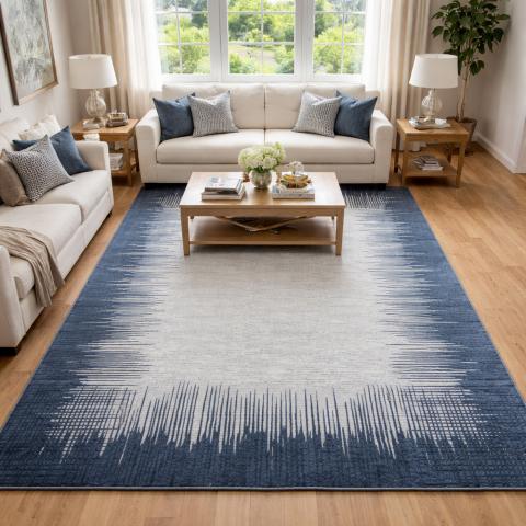 Tapis premier prix LYN11 FLONA Noir