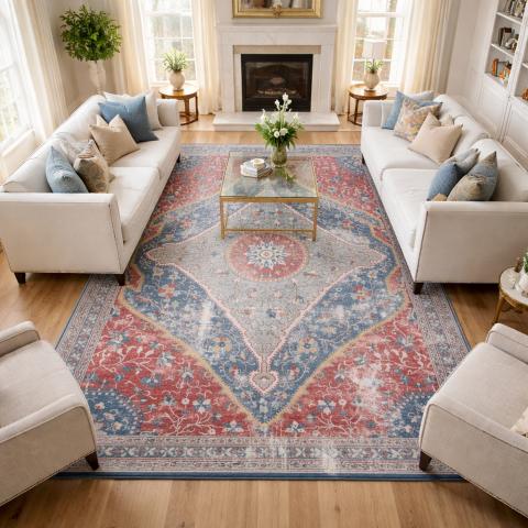 Tapis premier prix LYN11 MEDA 2 Rouge