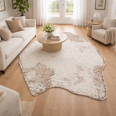 Tapis de bain noir et blanc LYN17 ALA Blanc