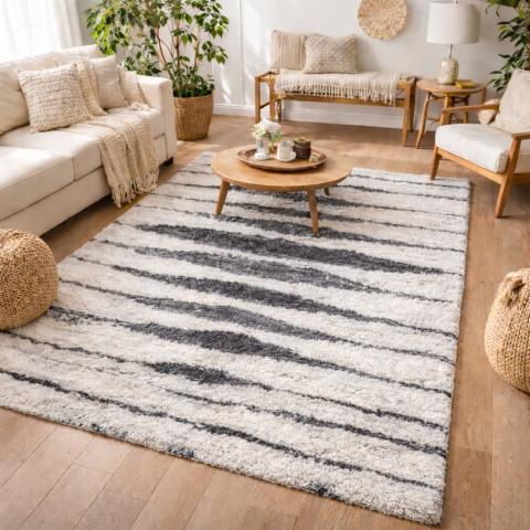 Tapis Berbère LYN4 DOUX 5 Crème