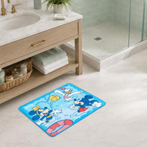 Tapis Disney pour enfant LYN48 MICKEY A Bleu