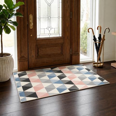Tapis de couloir LYN49 PASTELIANGLE Crème