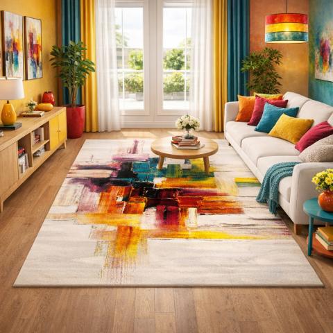 Tapis 40x60 cm LYN8 BELO 3 Crème