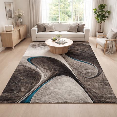 Tapis 40x60 cm LYN8 MADILA Noir