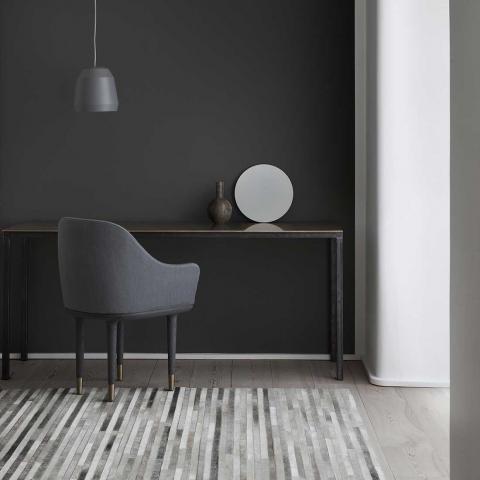 Tapis cousu MADA Gris