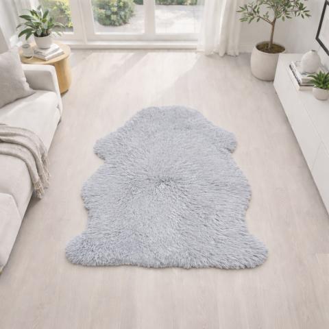 Tapis à poils longs MOUTON Gris