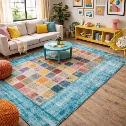 Tapis à carreaux MUTLIPASS Multicolore