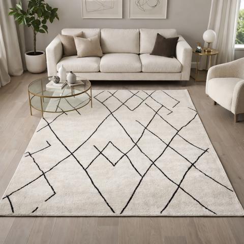 Tapis Berbère NALADON Crème