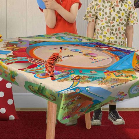 Tapis premier prix NAPPE CIRQUE Multicolore