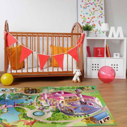 Tapis premier prix NAPPE PRINCESS Multicolore