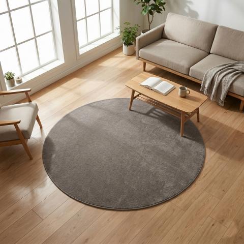 Tapis kaki NOSSA Argent