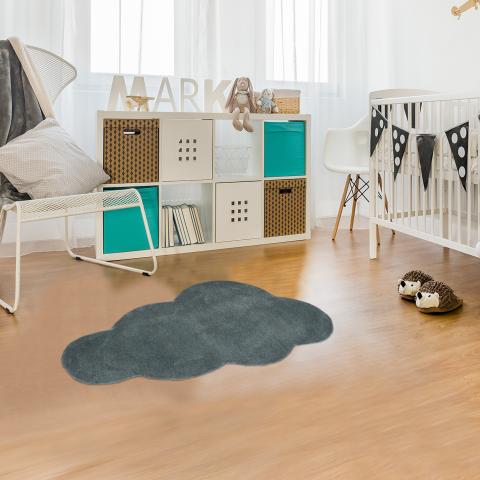 Tapis chambre bébé NUAGE 1 Gris