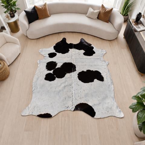 Tapis motif animalier PEAU B Noir