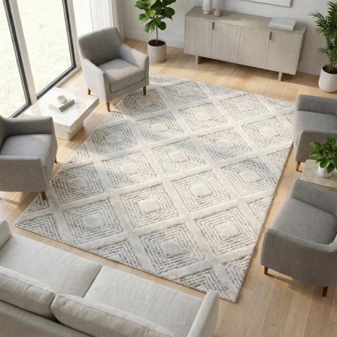 Tapis de couloir PISTIOUM Gris