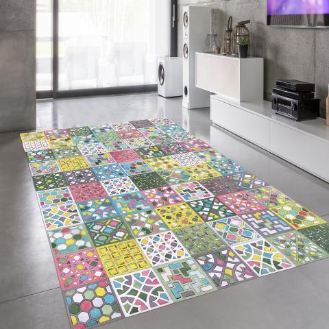 Tapis cousu ROCK Multicolore
