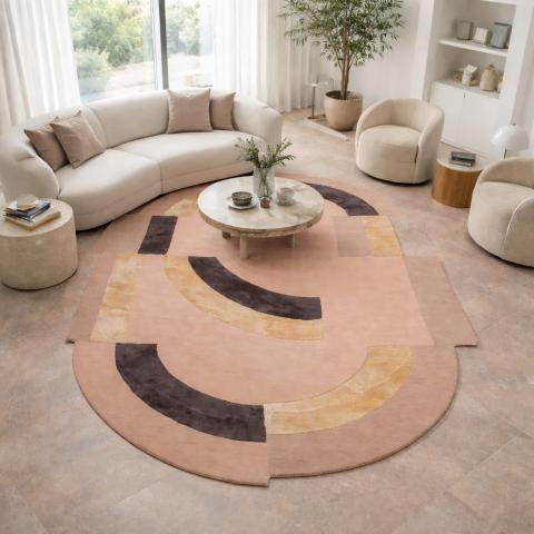 Tapis formes géométriques ROLIN Multicolore