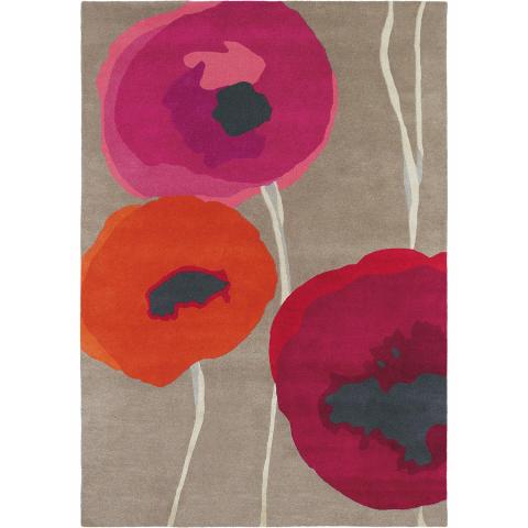 Tapis rose POPPIES Rose