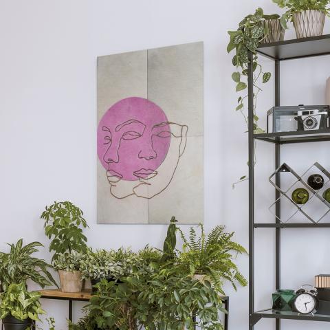 Tableaux MOONFACES Rose