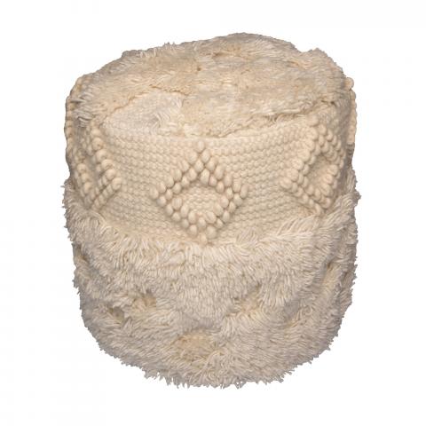 Tabouret décoratif ZAKi Crème